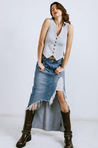 CALL MY LOVELY PONTI VEST Flying Tomato