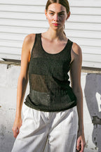 BLISSFUL LOVE WOVEN TANK TOP Flying Tomato