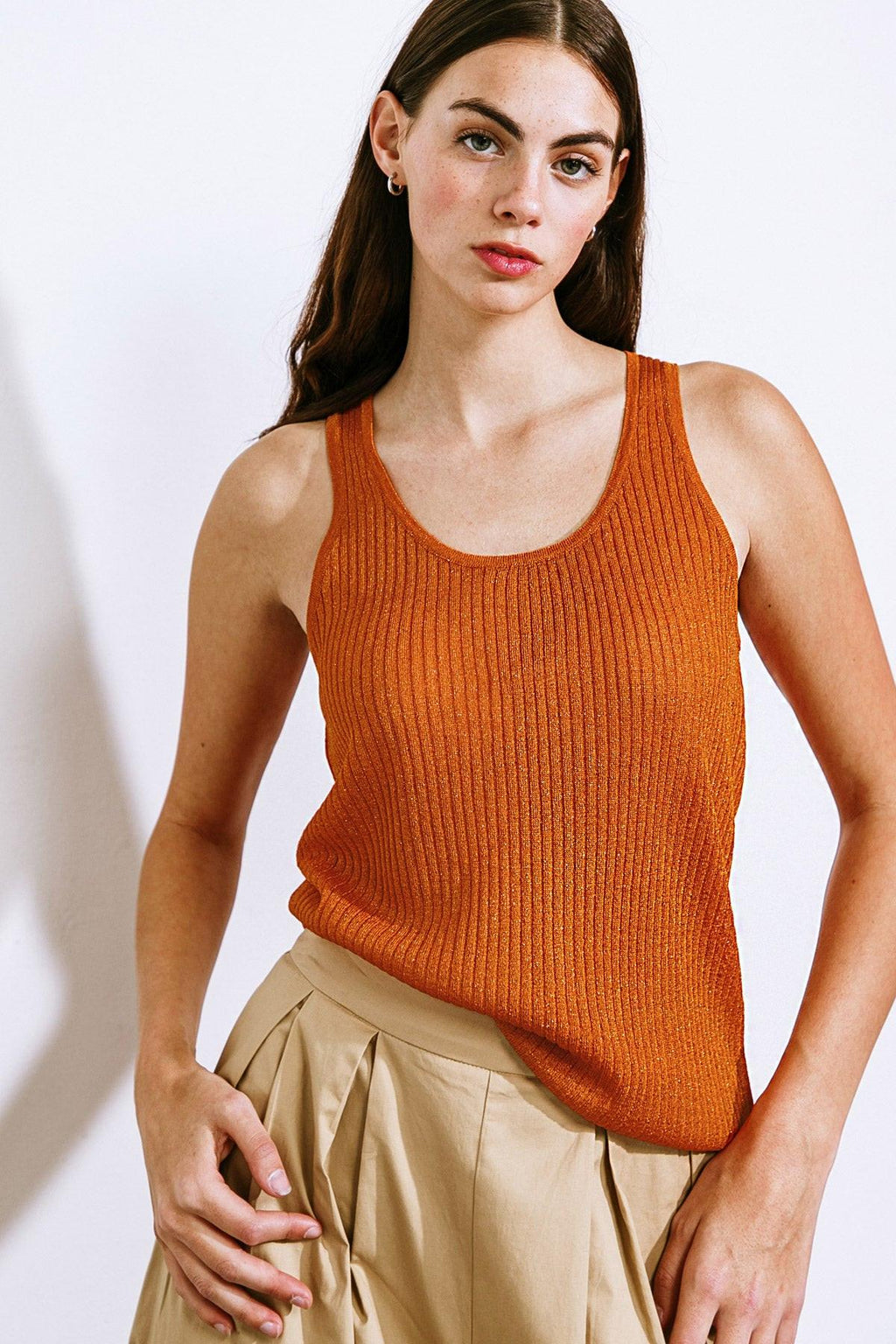 BLISSFUL LOVE WOVEN TANK TOP Flying Tomato
