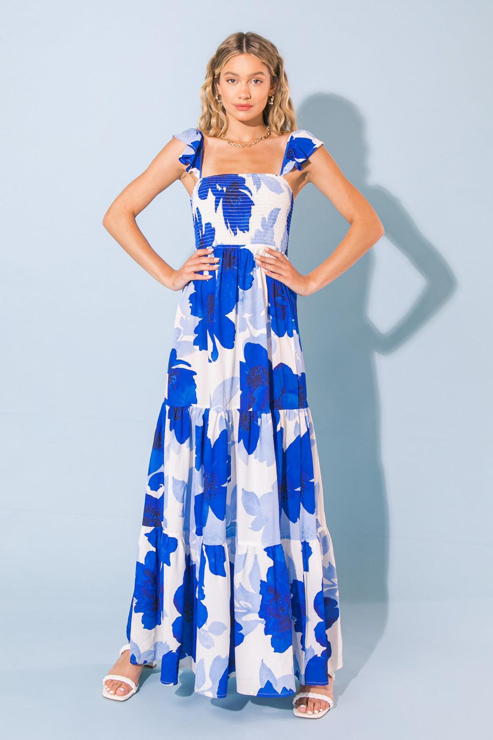 FEEL LIKE MOVING MAXI DRESS Flying Tomato