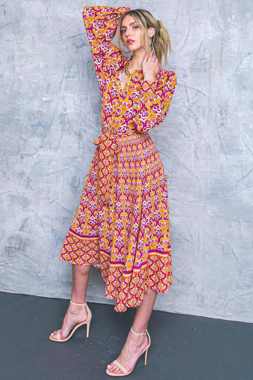 LIFETIME CELEBRATIONS WOVEN SHIRT DRESS Flying Tomato