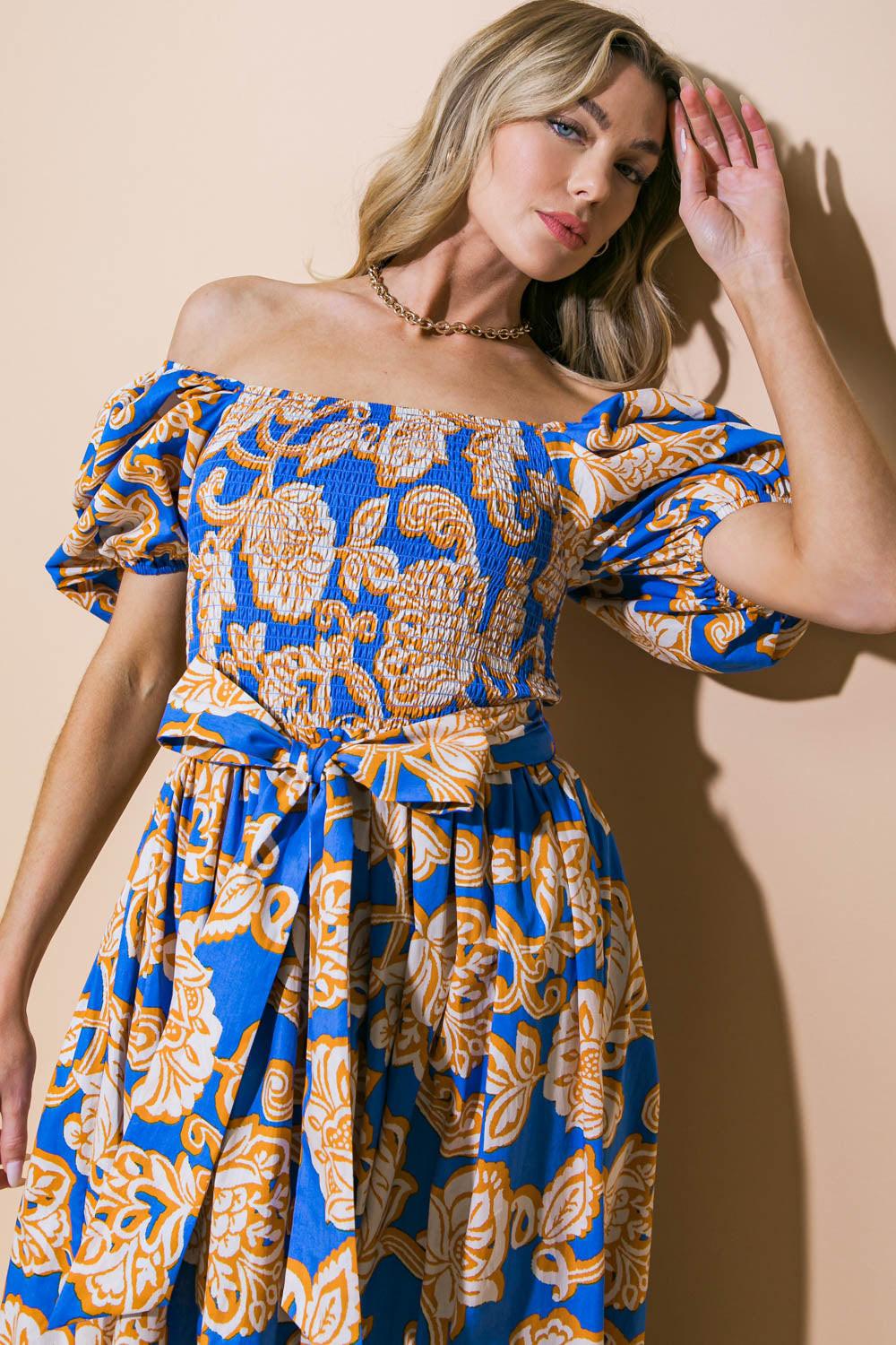 RUN TOWARDS LOVE POPLIN ANKLE DRESS Flying Tomato