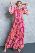 COVERED BY LOVE WOVEN MAXI DRESS Flying Tomato