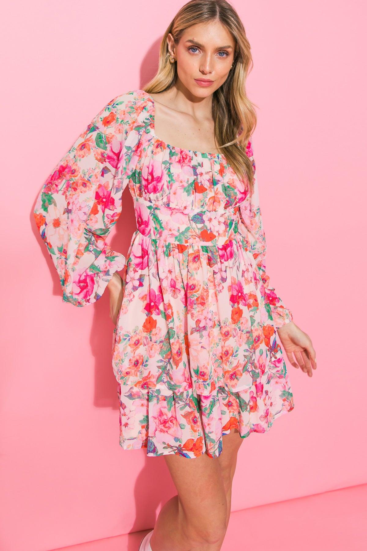 LOVE ME TONIGHT WOVEN MINI DRESS Flying Tomato