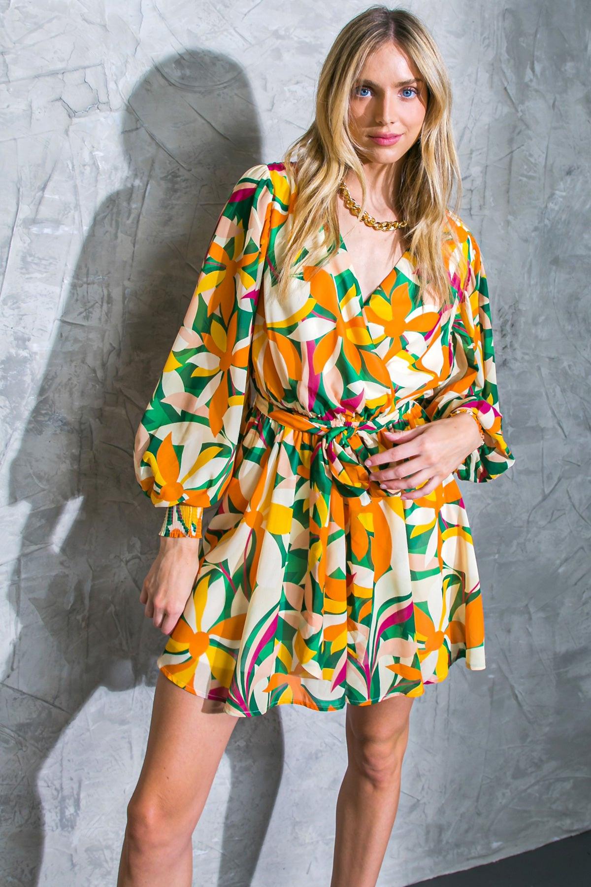 DARING HEART WOVEN MINI DRESS Flying Tomato