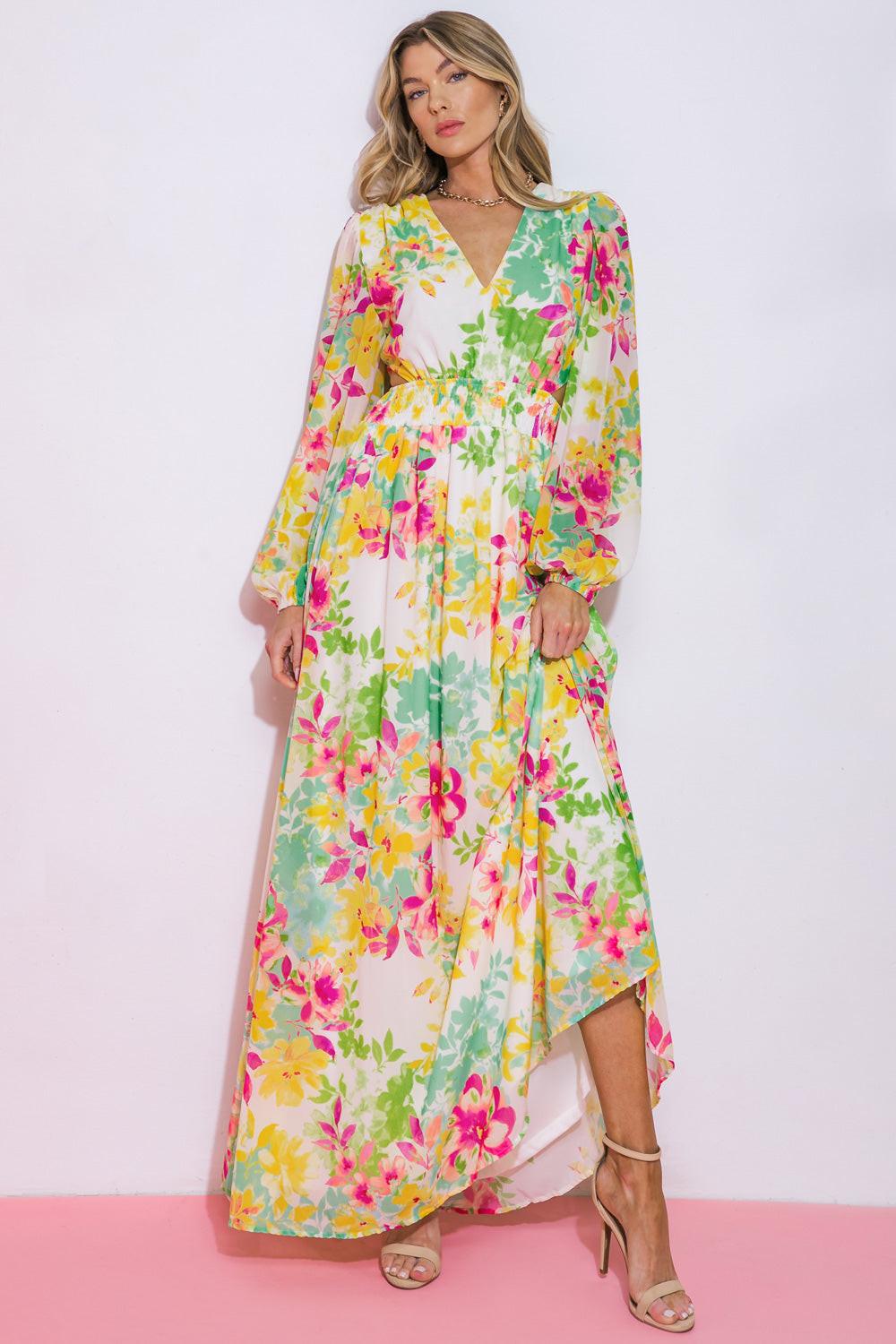 I AIN'T WORRIED WOVEN MAXI DRESS Flying Tomato