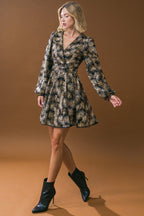 STRAIGHT TO BUSINESS SEQUIN MINI DRESS Flying Tomato