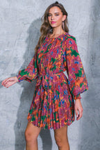 WASHED AWAY WOVEN MINI DRESS Flying Tomato