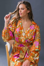 KEEP GETTING BETTER WOVEN MIDI DRESS Flying Tomato