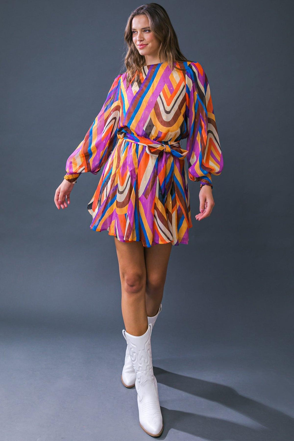 PALOMA PARTY WOVEN MINI DRESS Flying Tomato