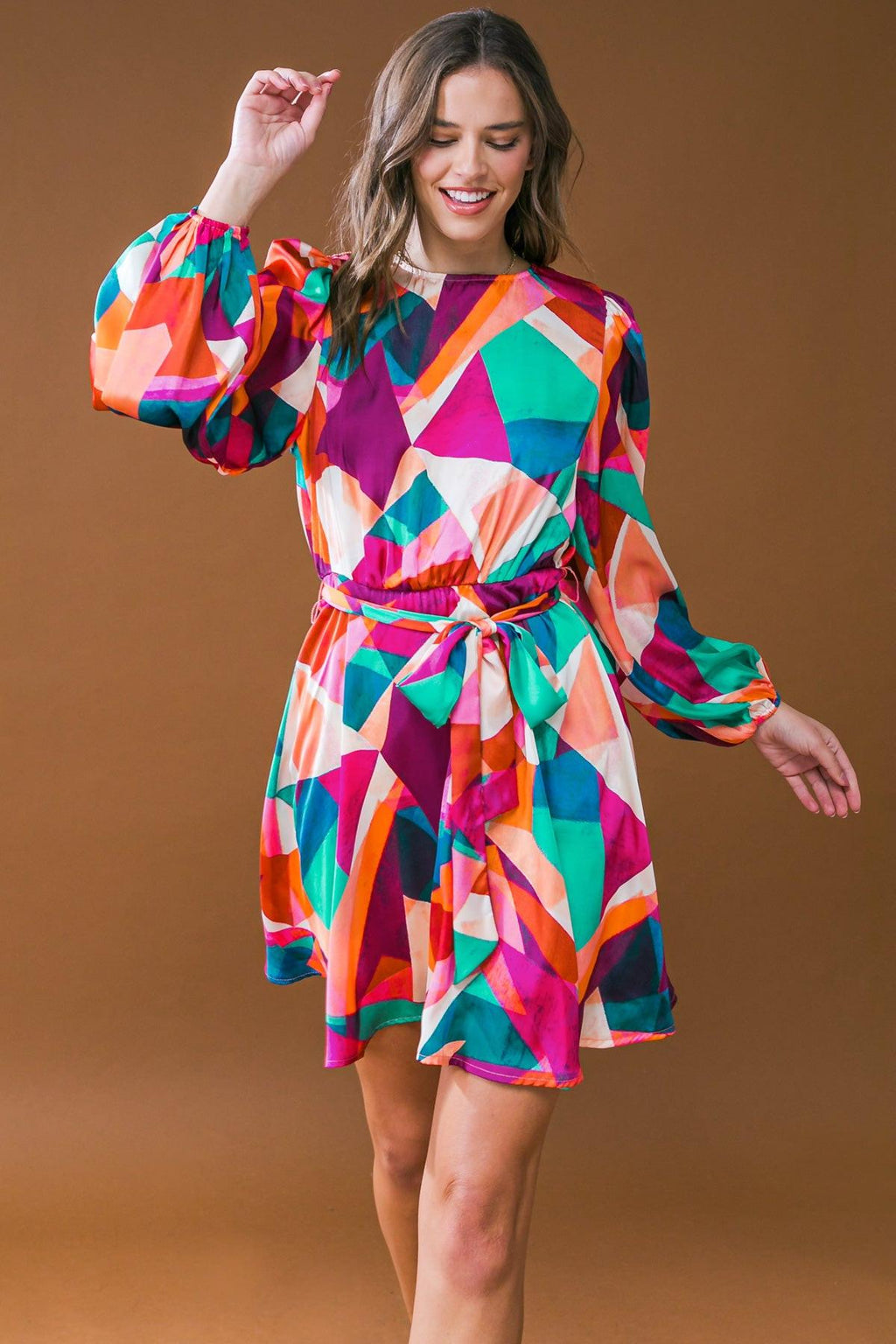 EXCITED FOR THIS WOVEN MINI DRESS Flying Tomato