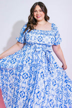 GOTTA GET GOING WOVEN MIDI DRESS Flying Tomato