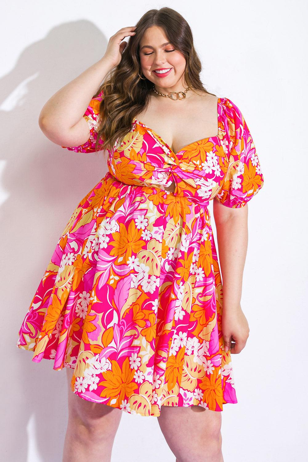 SWEET HARMONY WOVEN MINI DRESS Flying Tomato