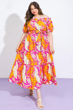 SCENIC OUTINGS WOVEN MINI DRESS Flying Tomato