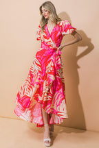 STUNNING SIGNIFICANCE WOVEN MAXI DRESS Flying Tomato