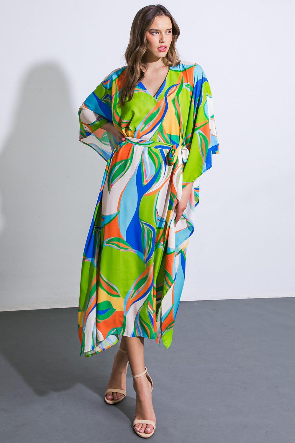 A BEAUTIFUL SIGHT WOVEN KAFTAN DRESS Flying Tomato