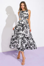 LIVE YOUR TRUTH WOVEN MIDI DRESS Flying Tomato