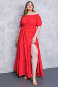 OUT IN THE COUNTRY WOVEN MAXI DRESS Flying Tomato
