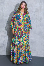 EVERYTHING I LOVE WOVEN MAXI DRESS Flying Tomato