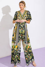 COASTAL BREEZE WOVEN JUMPSUIT Flying Tomato