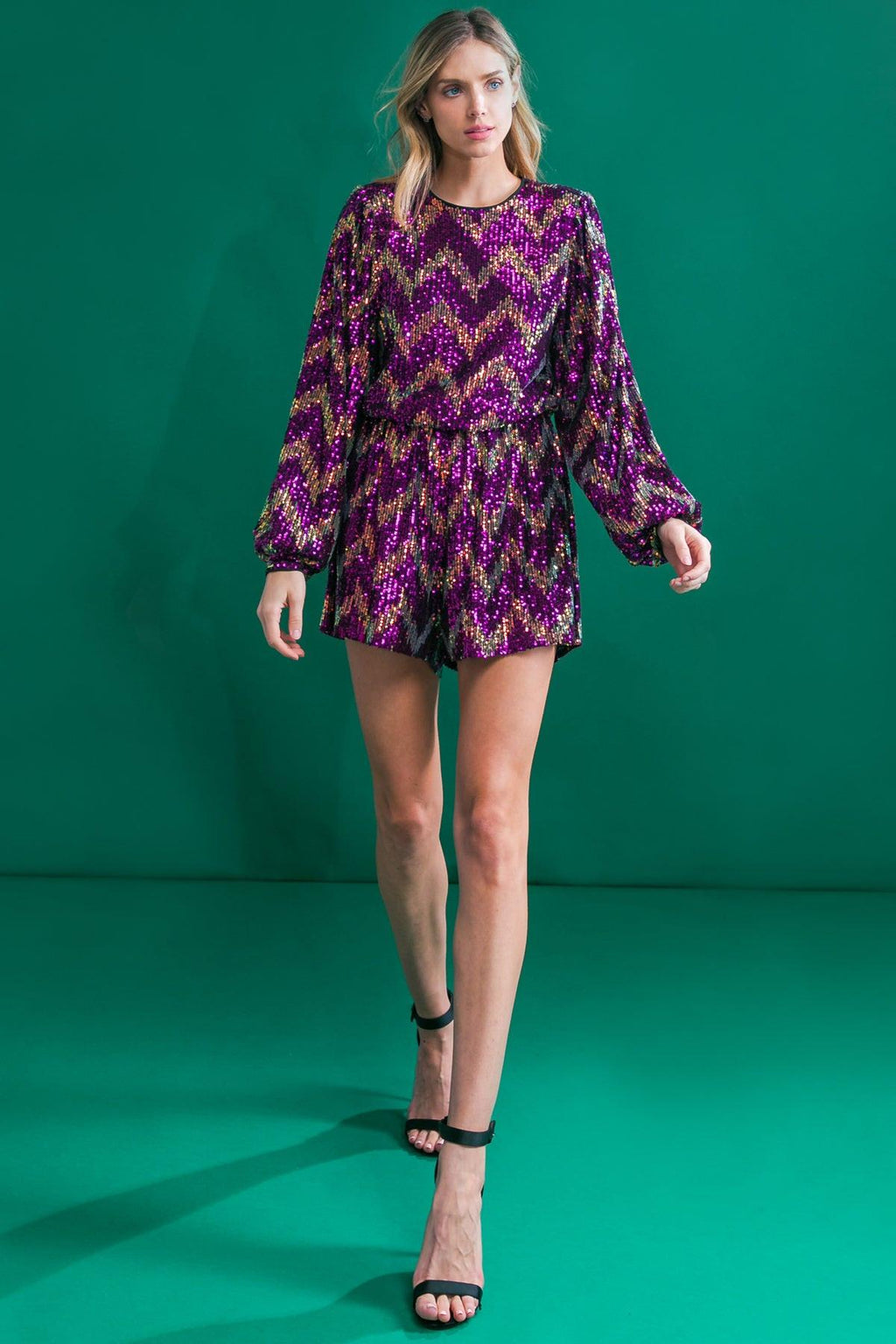 REAL ALLURE SEQUIN ROMPER Flying Tomato