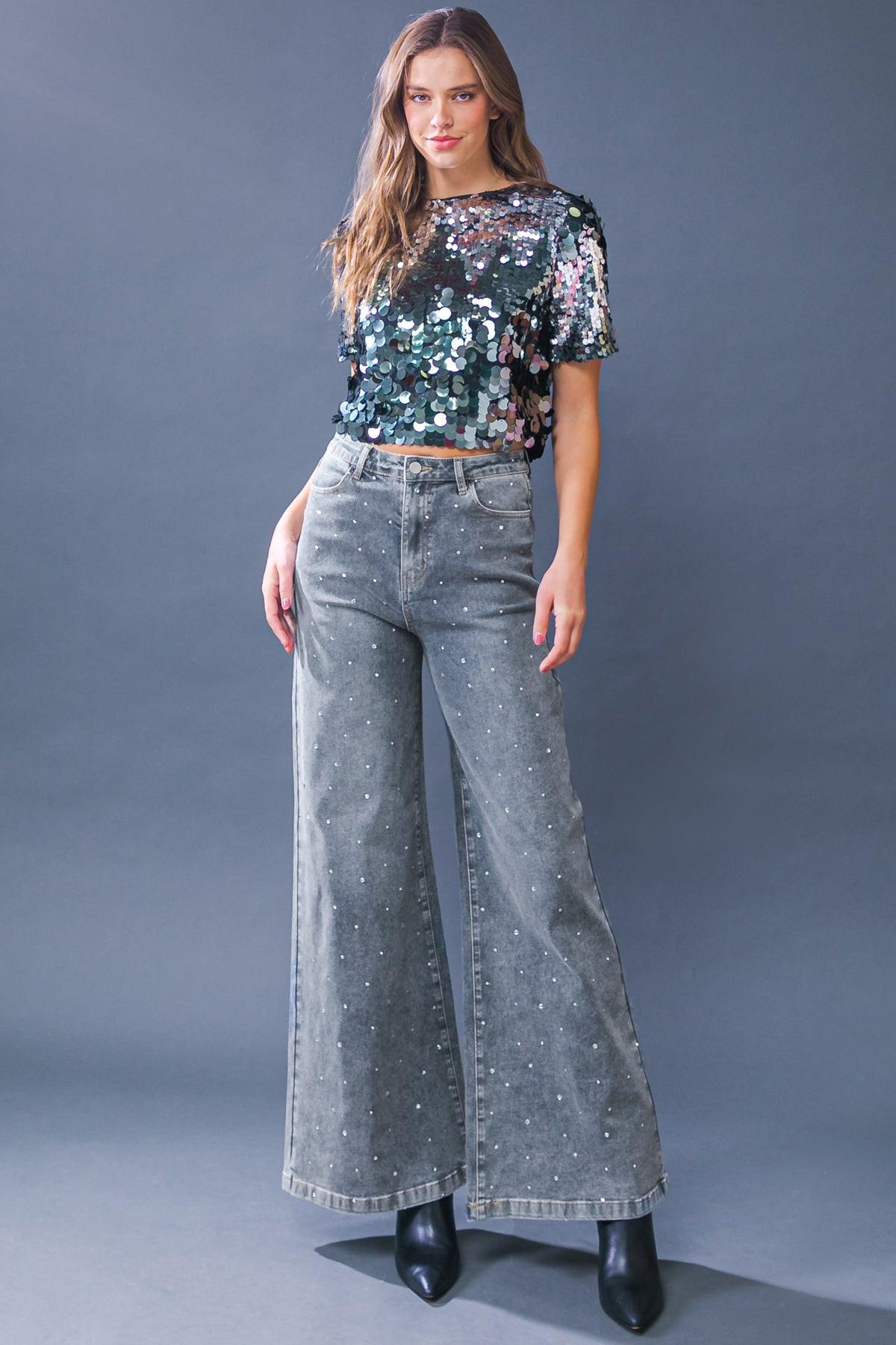 TAKE THE CHANCE DENIM PANTS Flying Tomato