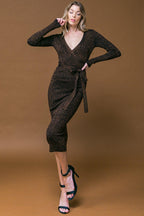 FOREVER IMPRESSED SWEATER MIDI DRESS Flying Tomato