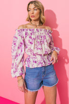 LOVELY ENTRANCE WOVEN TOP Flying Tomato