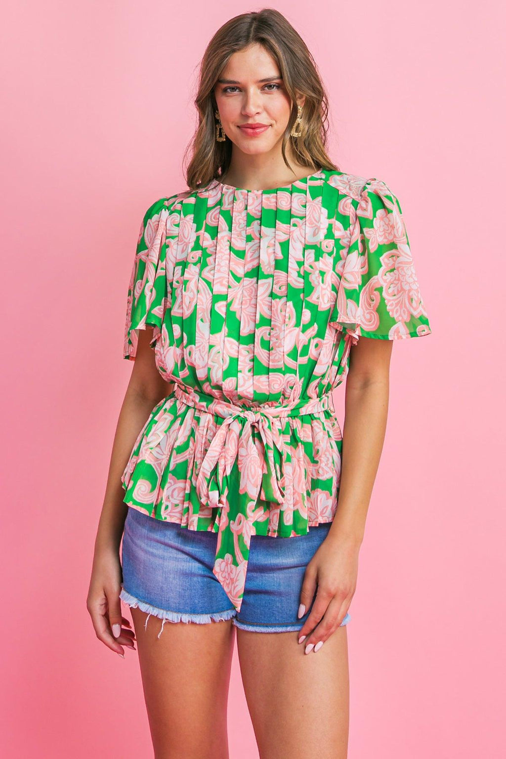 WITH YOU FOREVER WOVEN TOP Flying Tomato