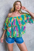 MAGNOLIA SANTA CATERINA WOVEN TOP Flying Tomato