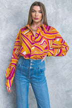 LIVELY CHAM WOVEN TOP Flying Tomato
