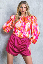 FEELING SPICE WOVEN TOP Flying Tomato
