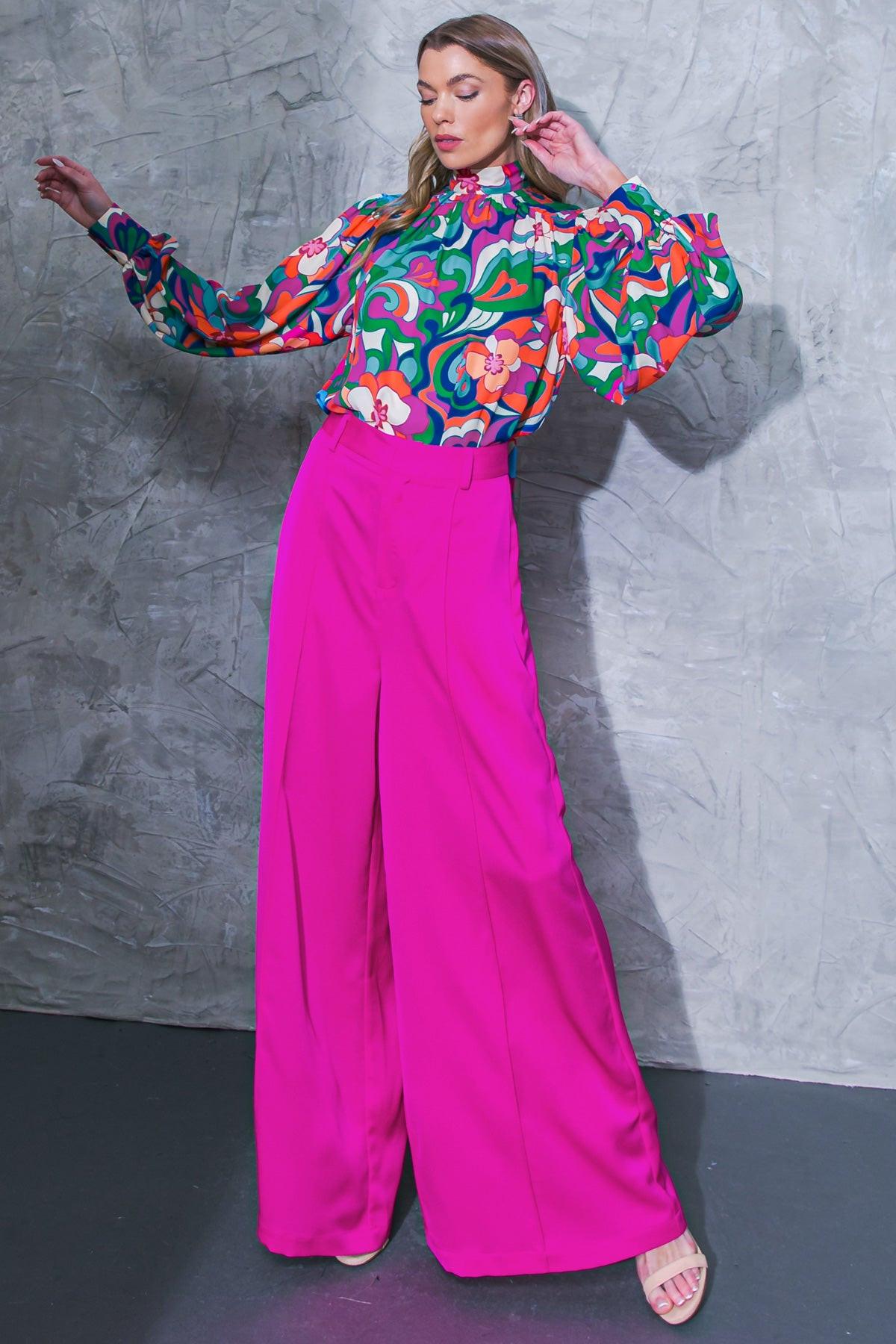 FLOW ALONG WOVEN TOP Flying Tomato