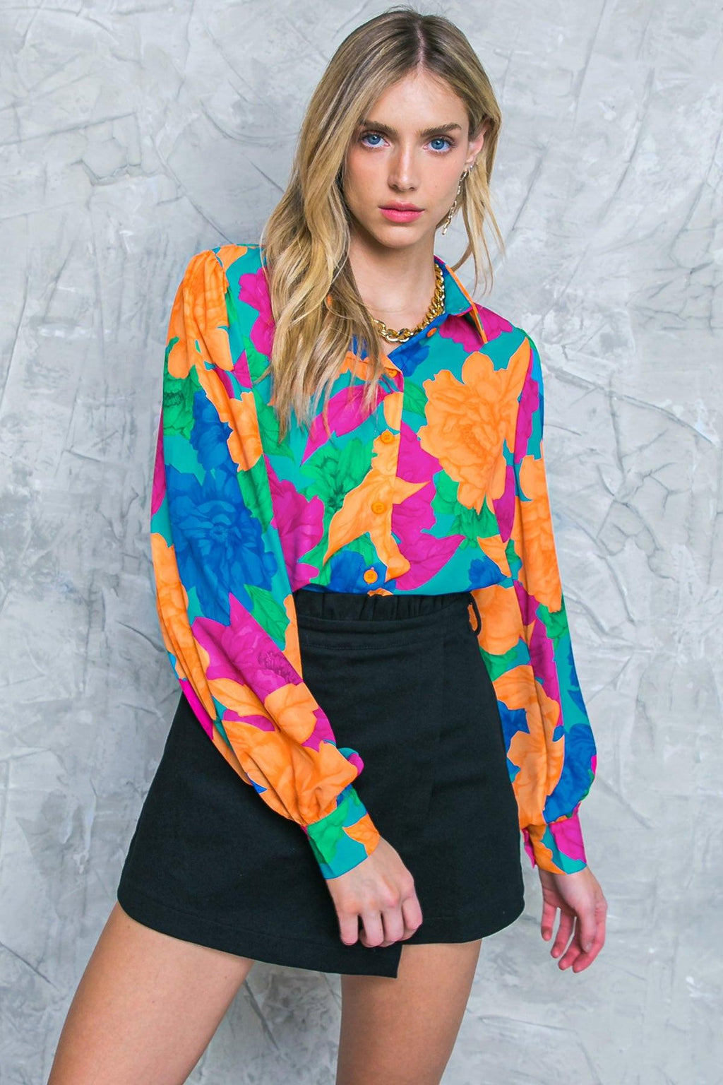 SOUL ON FIRE WOVEN TOP Flying Tomato