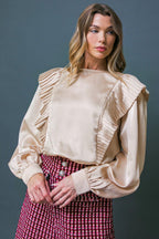 THINK OF ME WOVEN TOP Flying Tomato