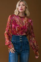 CRUSHING ON YOU WOVEN TOP Flying Tomato