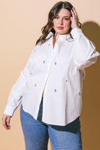 HIT OR MISS POPLIN SHIRT Flying Tomato