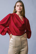 GARDEN SENSATION SATIN TOP Flying Tomato