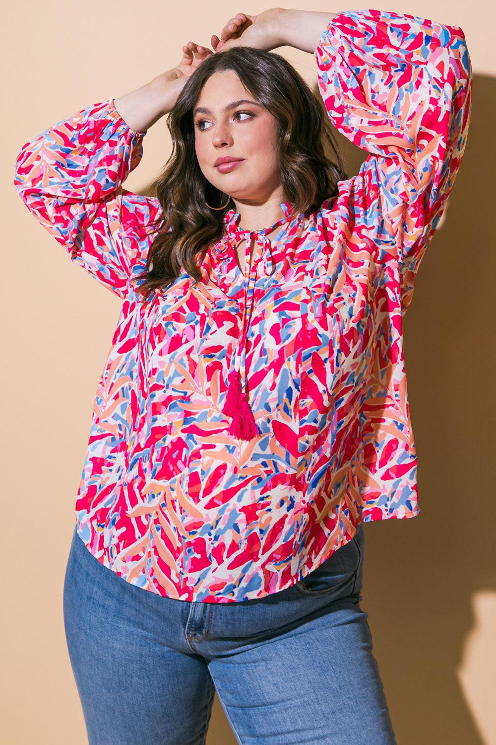 MISTLETOE MOMENT WOVEN TOP Flying Tomato