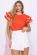 NICE AS CAN BE WOVEN TOP Flying Tomato