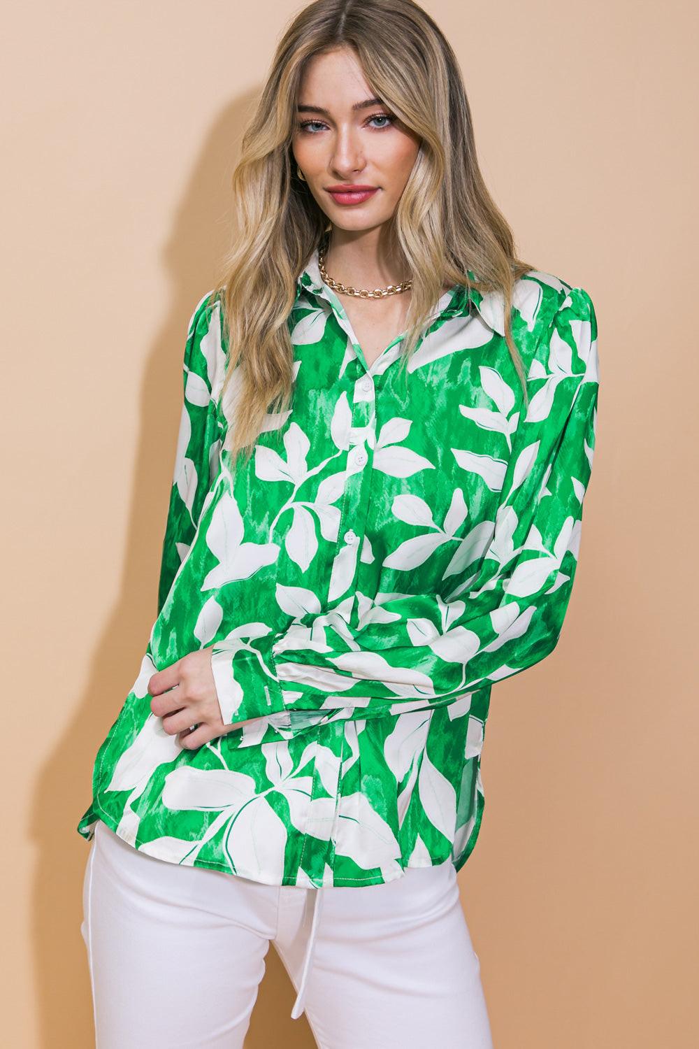 COMING TO MY SENSES WOVEN TOP Flying Tomato