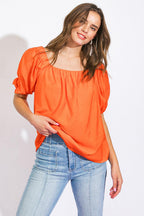 CALL TO ACTION WOVEN TOP Flying Tomato