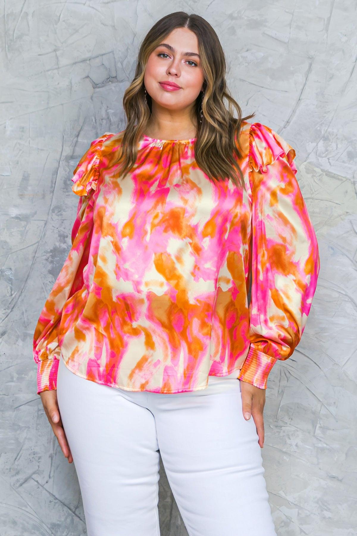 FEELING SPICE WOVEN TOP Flying Tomato