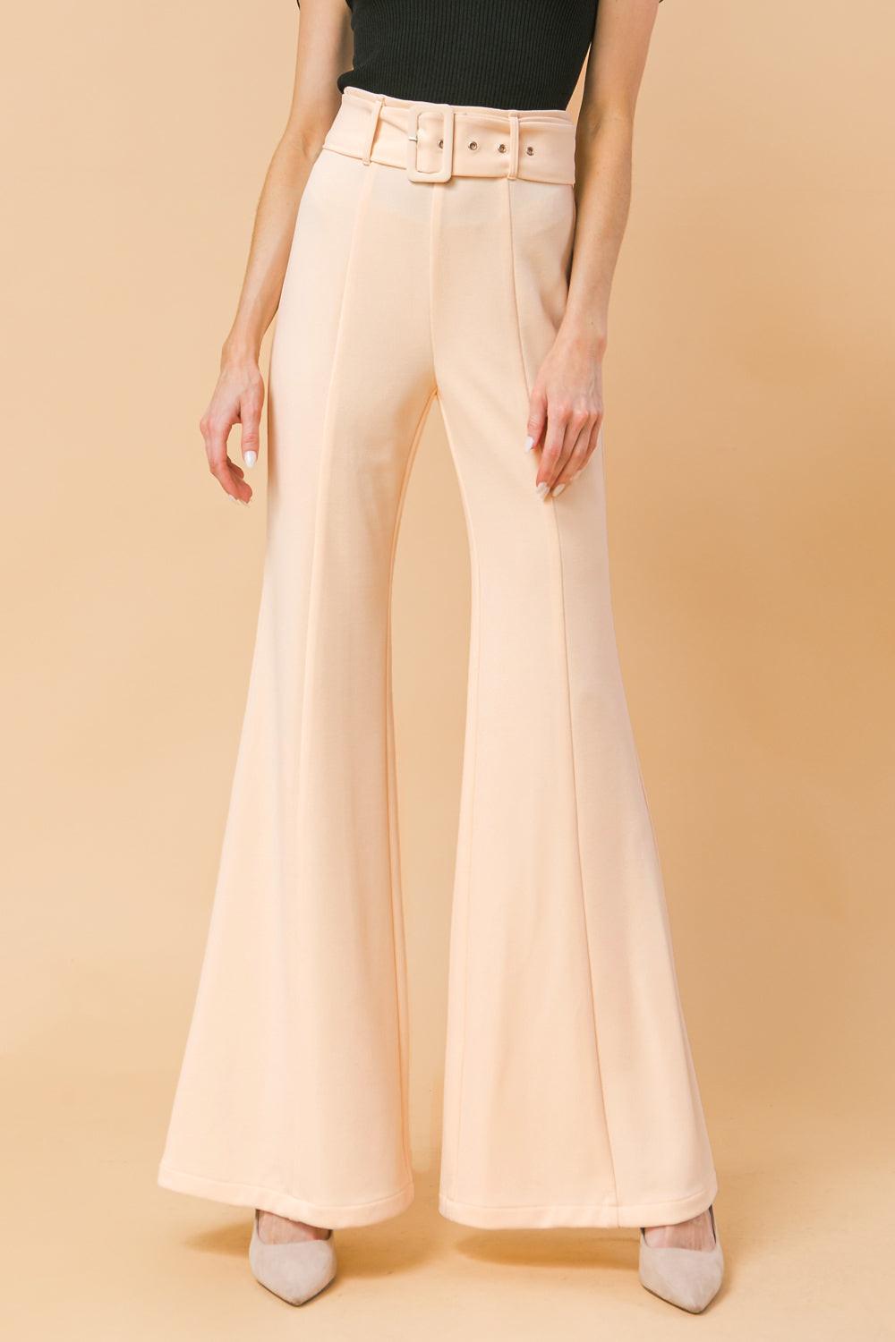 COUNTDOWN THE HOURS WOVEN FLARED PANTS Flying Tomato