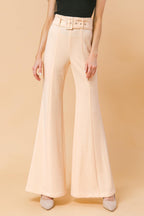 COUNTDOWN THE HOURS WOVEN FLARED PANTS Flying Tomato
