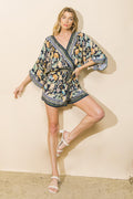 ROYAL BEACH WOVEN ROMPER Flying Tomato