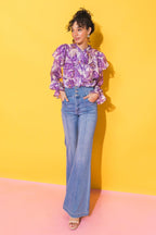 SWEETEST HELLO WOVEN TOP Flying Tomato