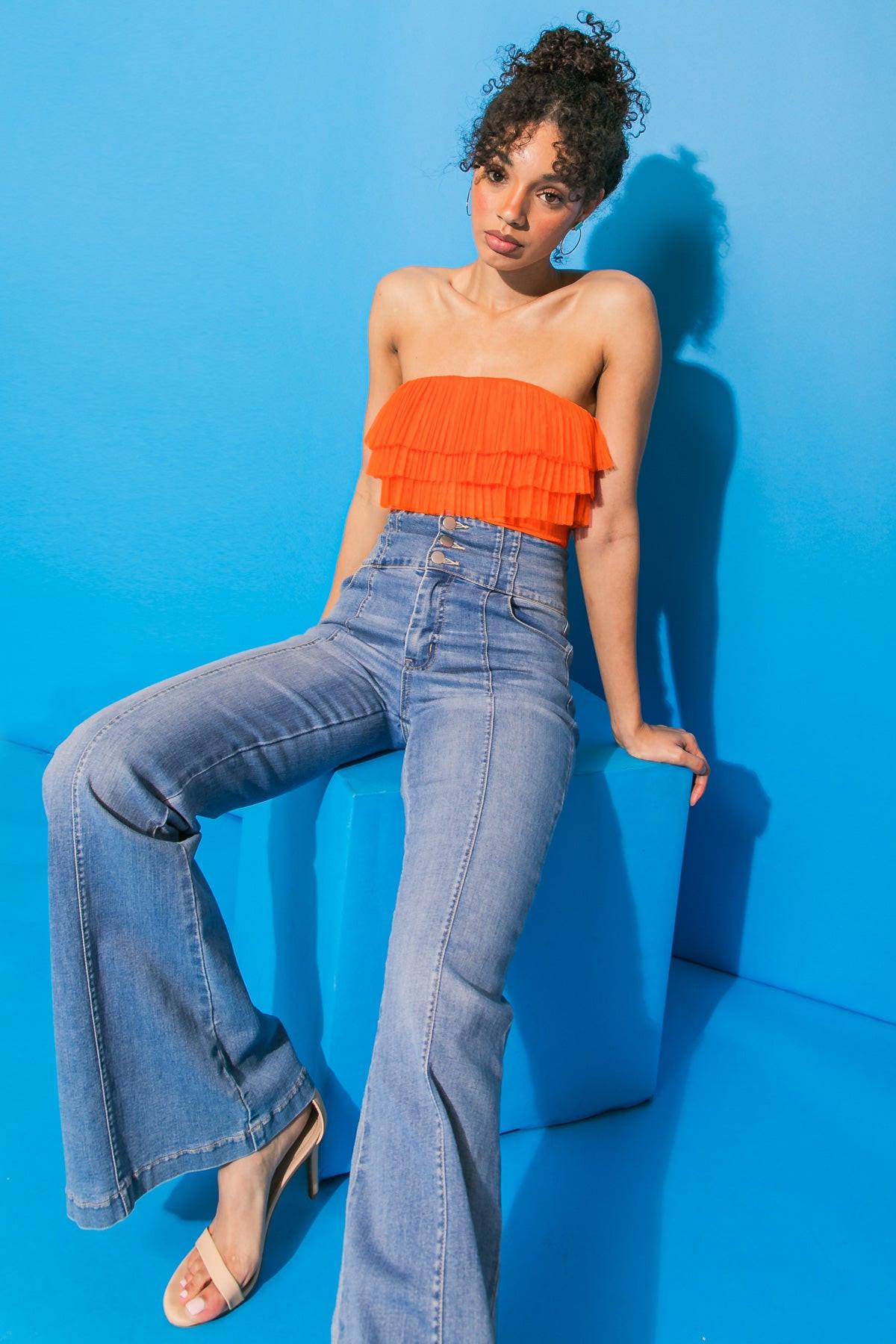 TAKE ME NOW KNIT BODYSUIT Flying Tomato