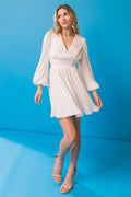 DAY IN THE CITY WOVEN MINI DRESS Flying Tomato