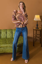 BOHO RAINBOW WOVEN TOP Flying Tomato